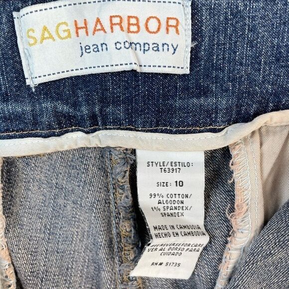 Sag Harbor Jeans Company Cropped Denim Pants EUC - Picture 5 of 7